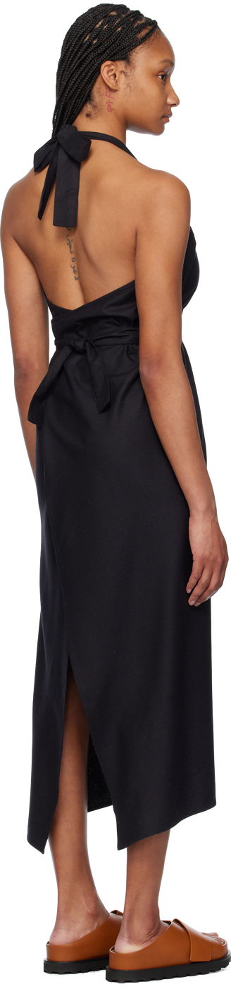 Šaty Baserange Halter Neck Maxi Dress Čierna | DRNO-WS-EXSU24, 2