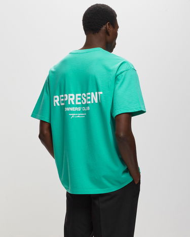 Tričko Represent Clo Represent EXCLUSIVE BSTN X REPRESENT OWNERS CLUB TEE Tyrkysová | MT4007-449, 1