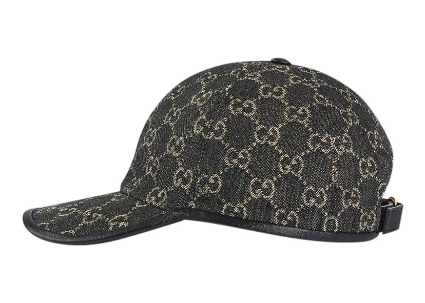 Šiltovka Gucci Logo Denim Baseball Cap Black Čierna | 656206 3HAF8 1060
