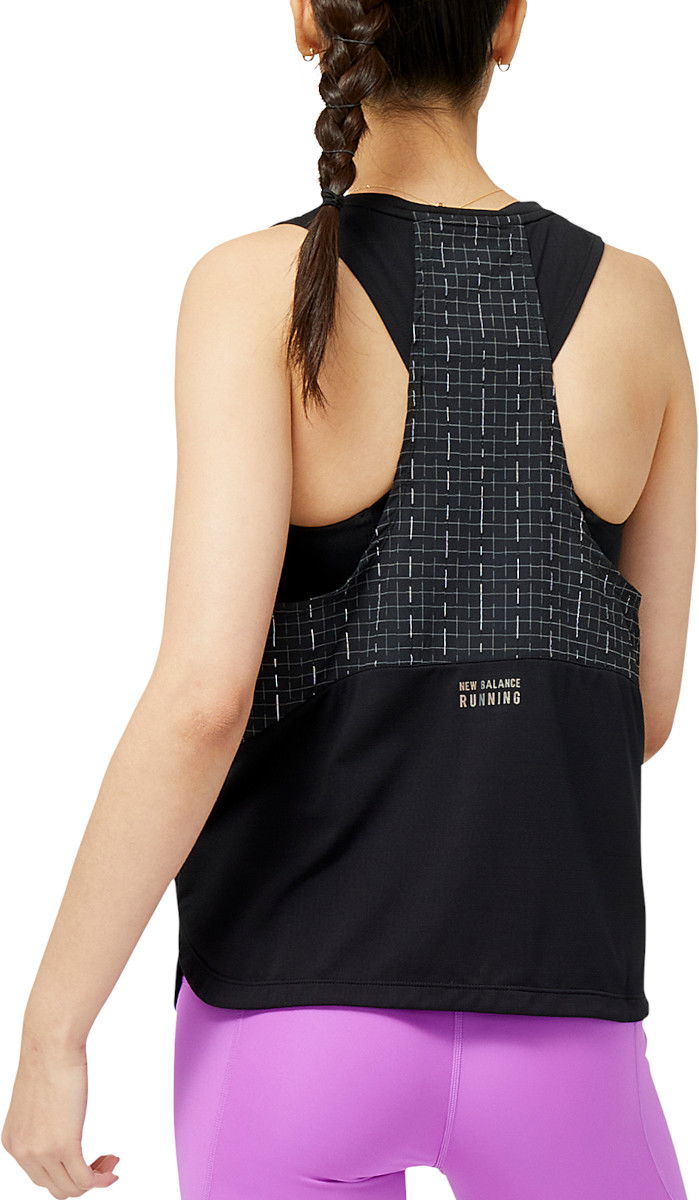 Tielko New Balance Impact Run Luminous Tank Top Čierna | wt31250bkh, 1