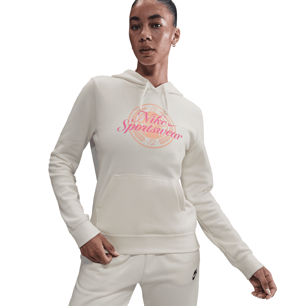 Mikina Nike Sportswear Club Fleece Hoodie Biela | IH8496-133, 0