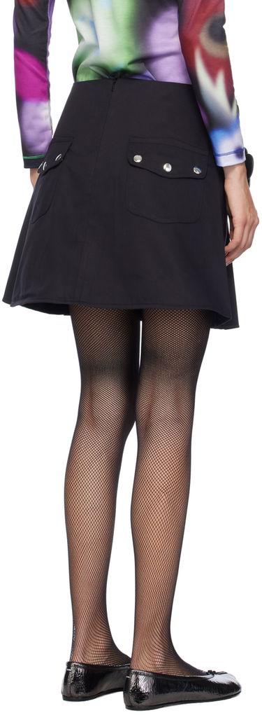 Sukňa Chopova Lowena Buckle Decorated Pleated Miniskirt Čierna | 3210, 2