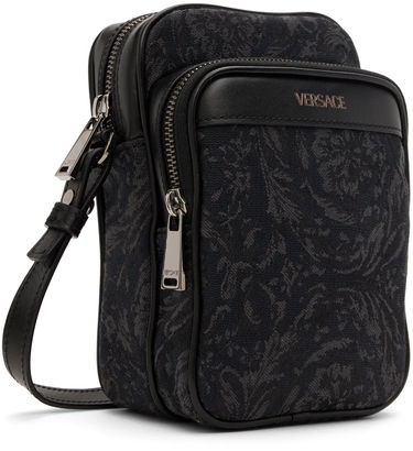 Taška cez rameno Versace Black Barocco Crossbody Pouch Čierna | 1013531_1A09321, 1