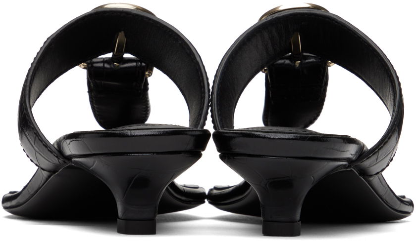 Doplnky TOTEME TOTEME 'The Belted Croco' Heeled Sandals Čierna | 242-WAS2043-LE0023, 1