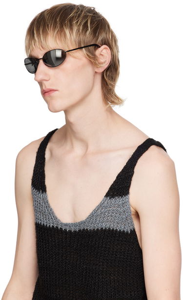 Slnečné okuliare Prada Logo Oval Sunglasses Čierna | 0PR A59S 1AB60G59 8056262147764, 3