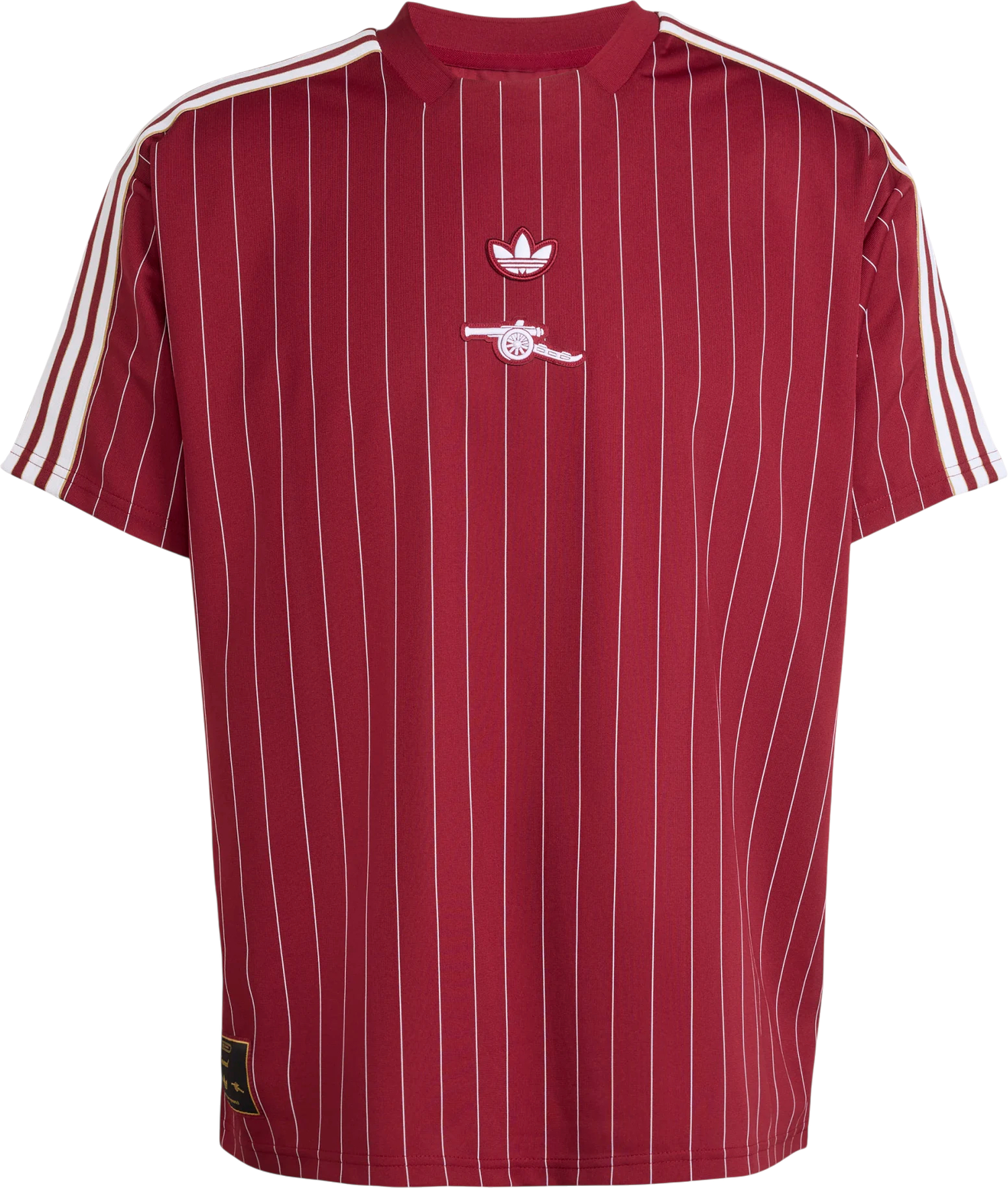 Dres adidas Originals Arsenal FC Icon Pinstripe T-Shirt Červená | kb6427, 0