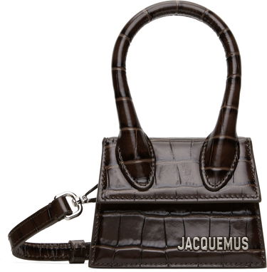 Kabelka Jacquemus Jacquemus 'The Chiquito' Crocodile-Effect Leather Mini Tote Bag Hnedá | 25E213BA001-4301, 0
