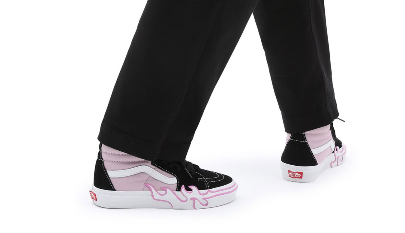 Tenisky a topánky Vans SK8-HI Flame Ružová | VN0005UJLLC, 1