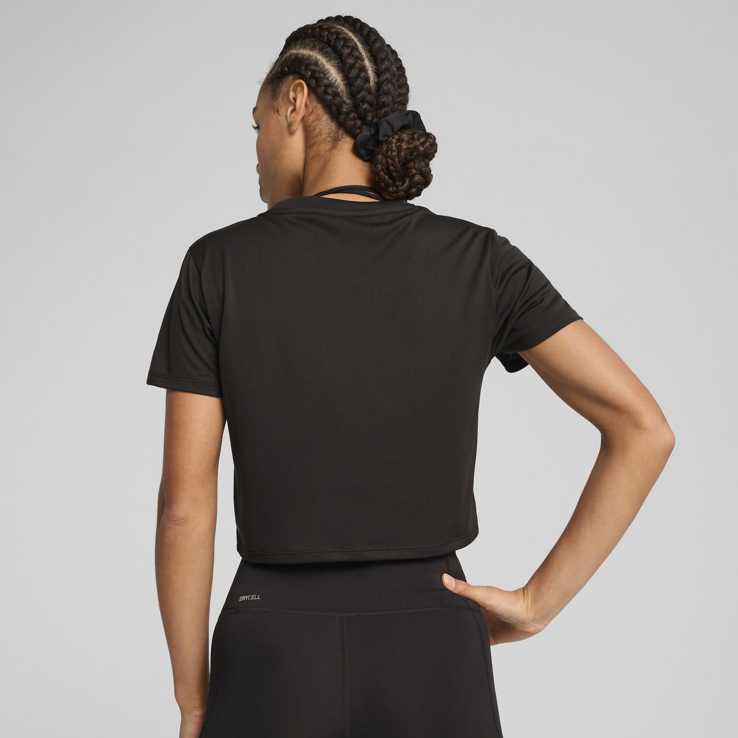 Crop Top Puma TAD ESSENTIALS Cropped Training T-Shirt Čierna | 525894_01, 1
