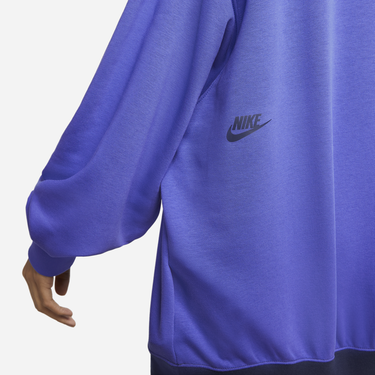 Mikina Nike Sportswear Over-Oversized Fleece Dance Sweatshirt Modrá | DV0328-410, 1