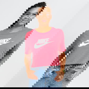 Tričko Nike NSW Tee Essential Crop Icon Ružová | BV6175-622, 0