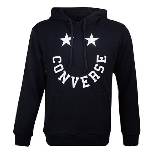 Mikina Converse Converse Graphic Pullover Hoodie Čierna | 10018351-A03