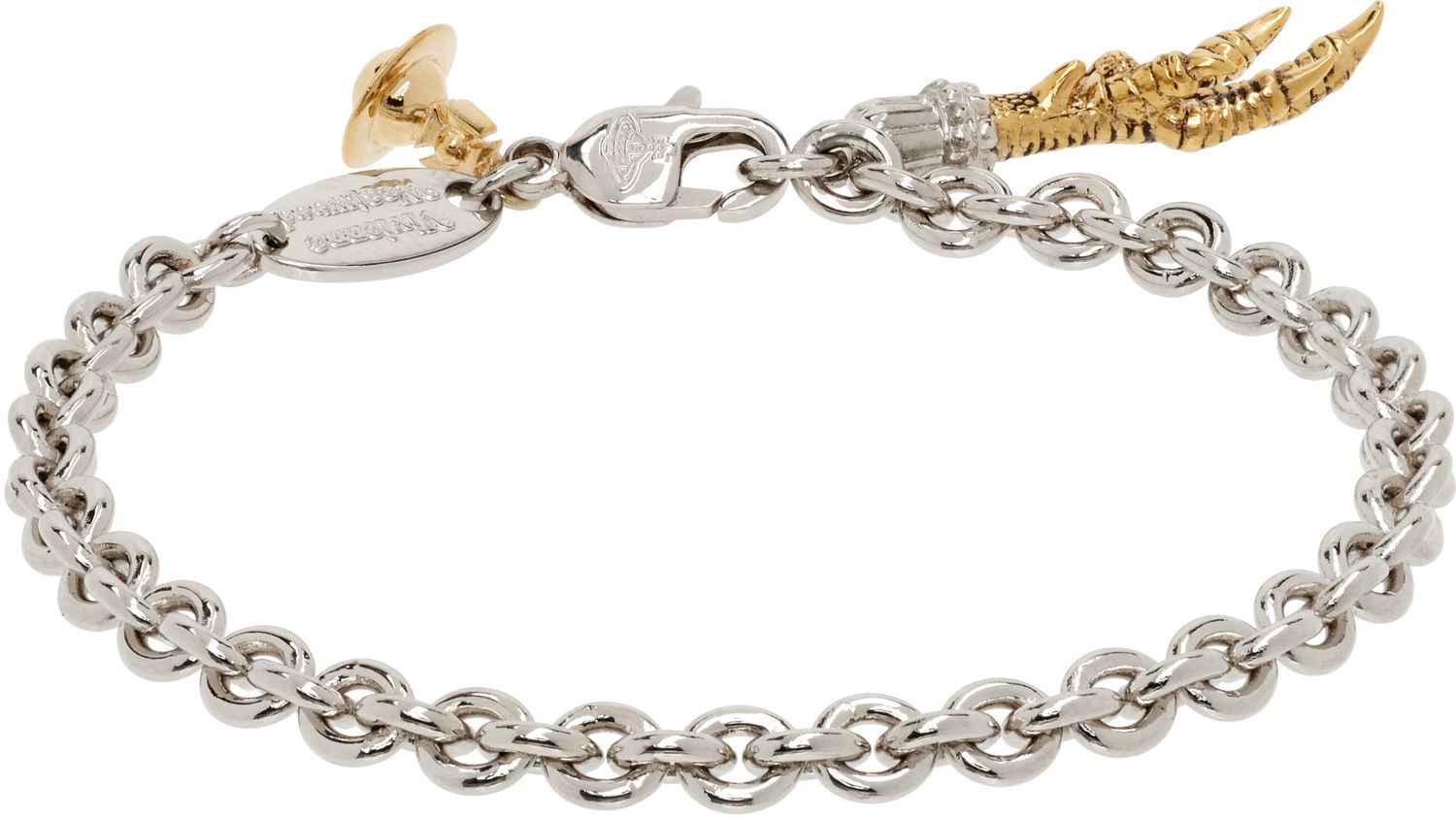 Náramok Vivienne Westwood Vivienne Westwood Joselita Chain Bracelet with Orb and Claw Charms Metalická | 61020254-02R042-, 0