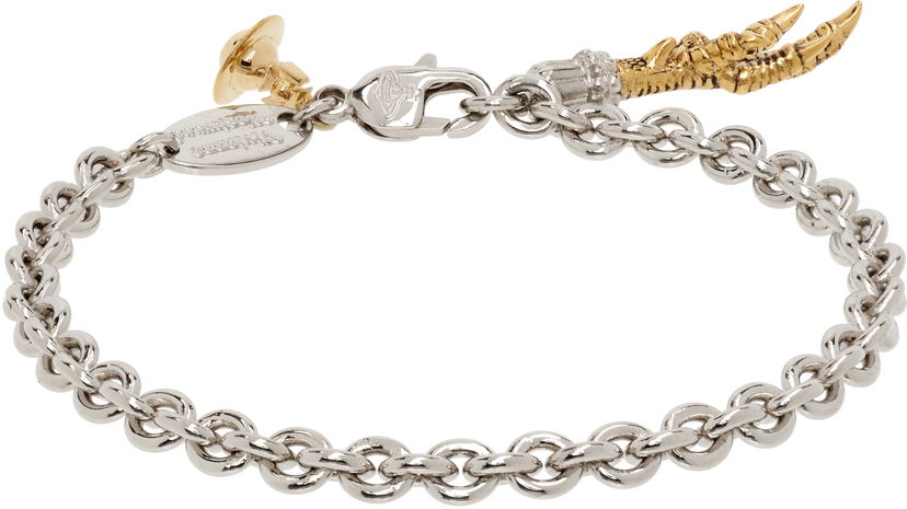 Náramok Vivienne Westwood Vivienne Westwood Joselita Chain Bracelet with Orb and Claw Charms Metalická | 61020254-02R042-