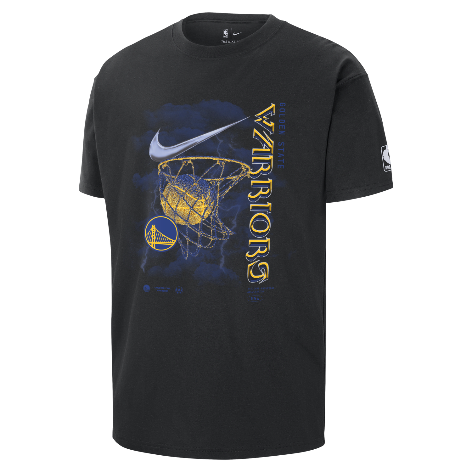 Tričko Nike NBA Golden State Warriors Courtside Max90 Čierna | FN2047-010, 0