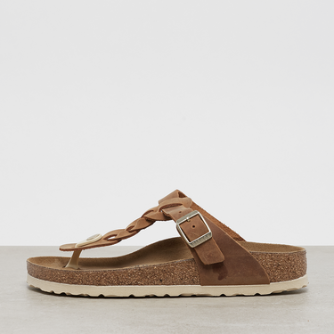 Tenisky a topánky Birkenstock Gizeh Braided FL W Hnedá | 1021336, 3
