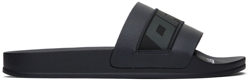 Tenisky a topánky Off-White Black Industrial Belt Slides Čierna | OMIC001F22MAT0010707, 0