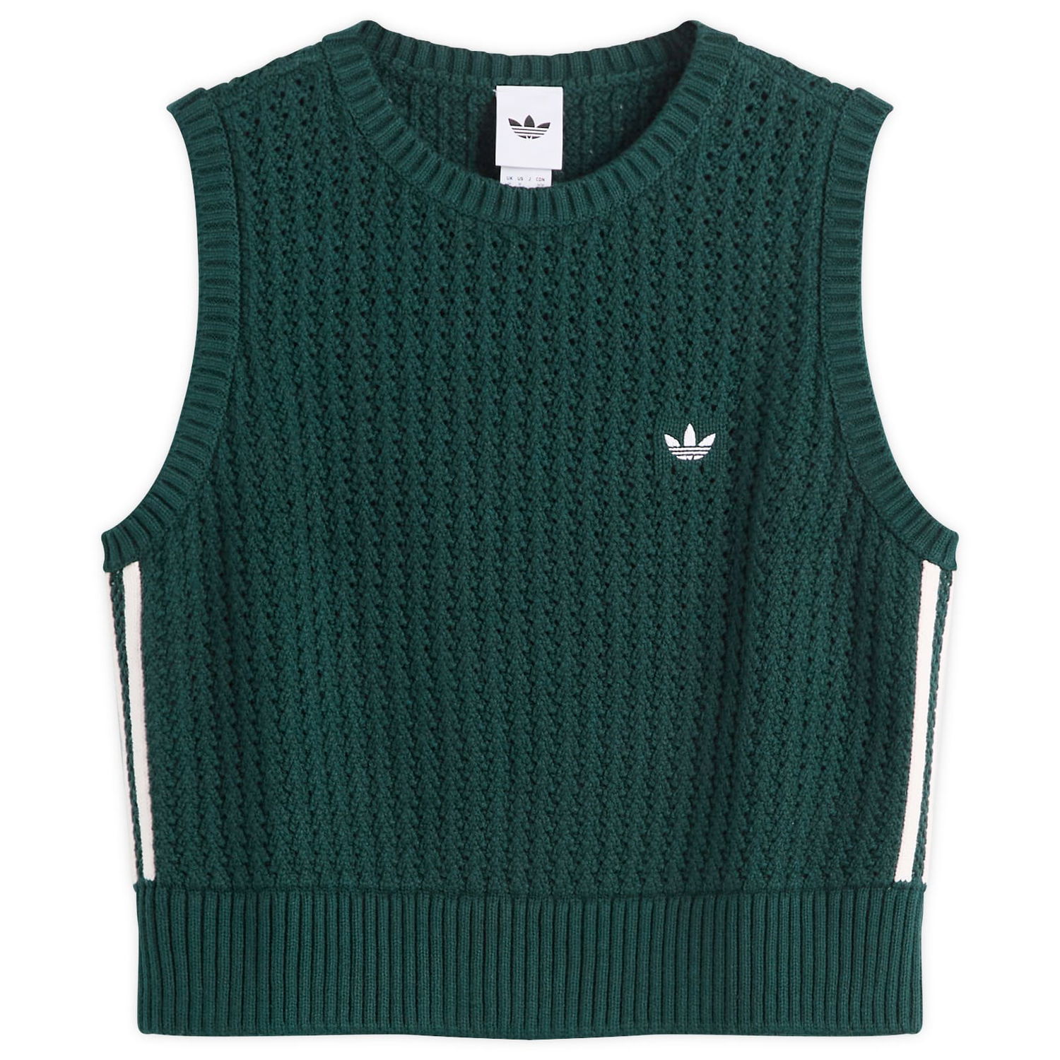 Sveter adidas Originals Adicolor Knitted Vest Zelené | JW4993, 0