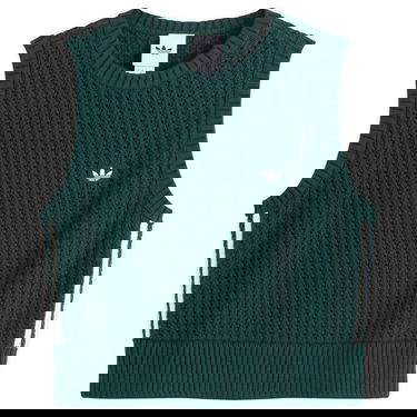Sveter adidas Originals Adicolor Knitted Vest Zelené | JW4993, 0
