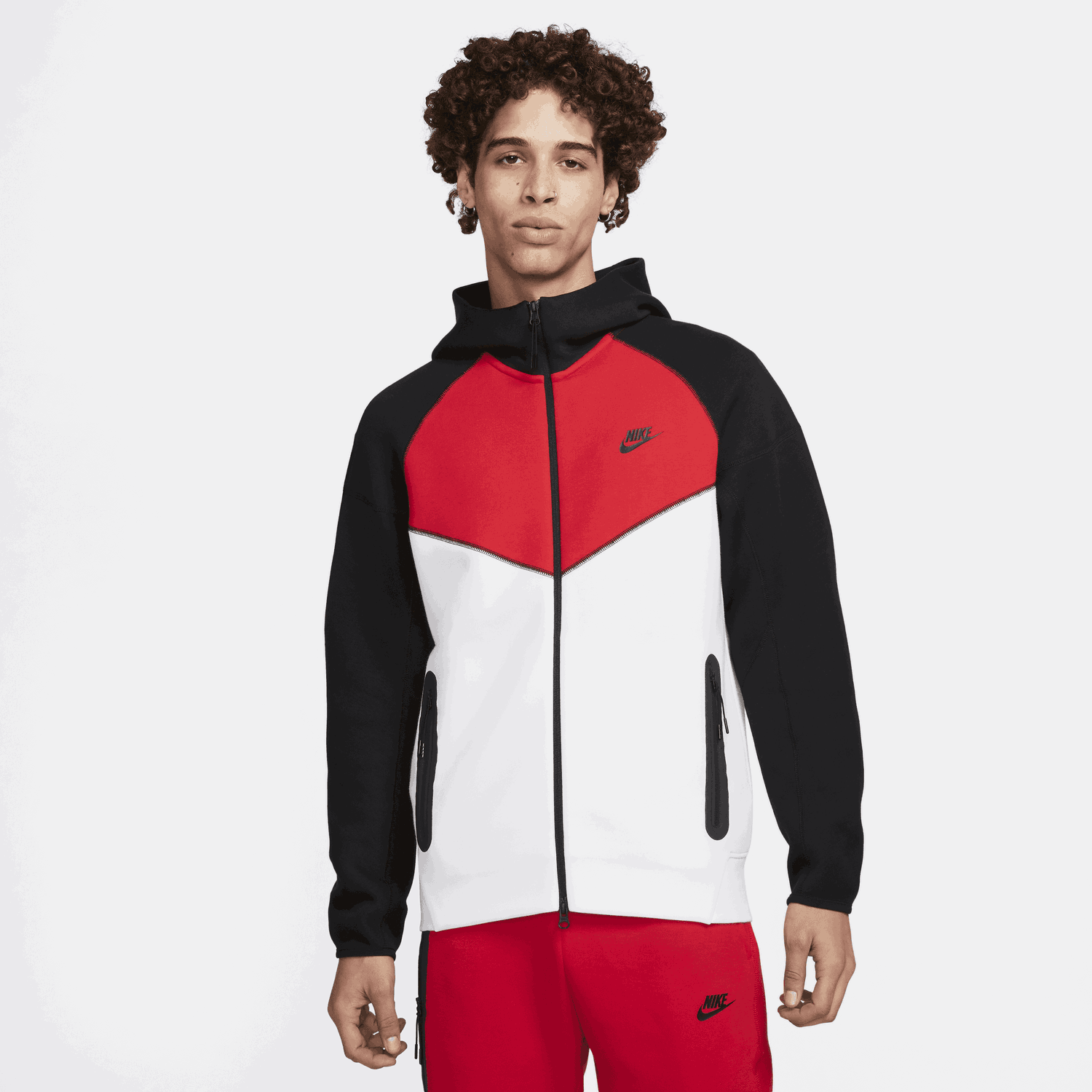Vetrovka Nike Sportswear Tech Fleece Windrunner Červená | FZ4709-100, 0