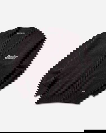 Sveter WACKO MARIA Paradise Embroidered Cardigan Hnedá | 25FW-WMK-KN15 BURGUNDY, 1