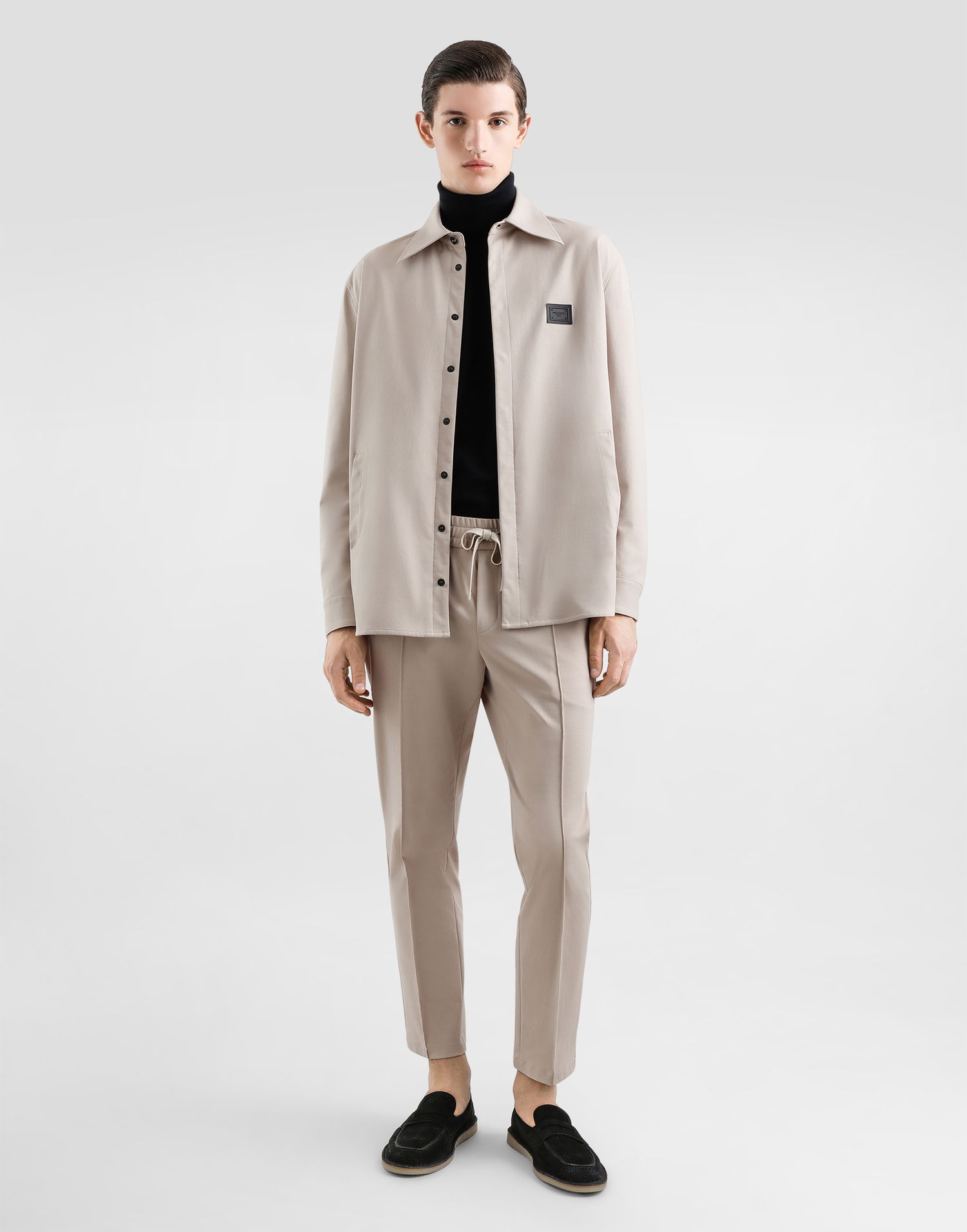 Tepláky Dolce & Gabbana Dolce & Gabbana Cotton Jogging Pants Béžová | GYACETFUGS1M9478, 1