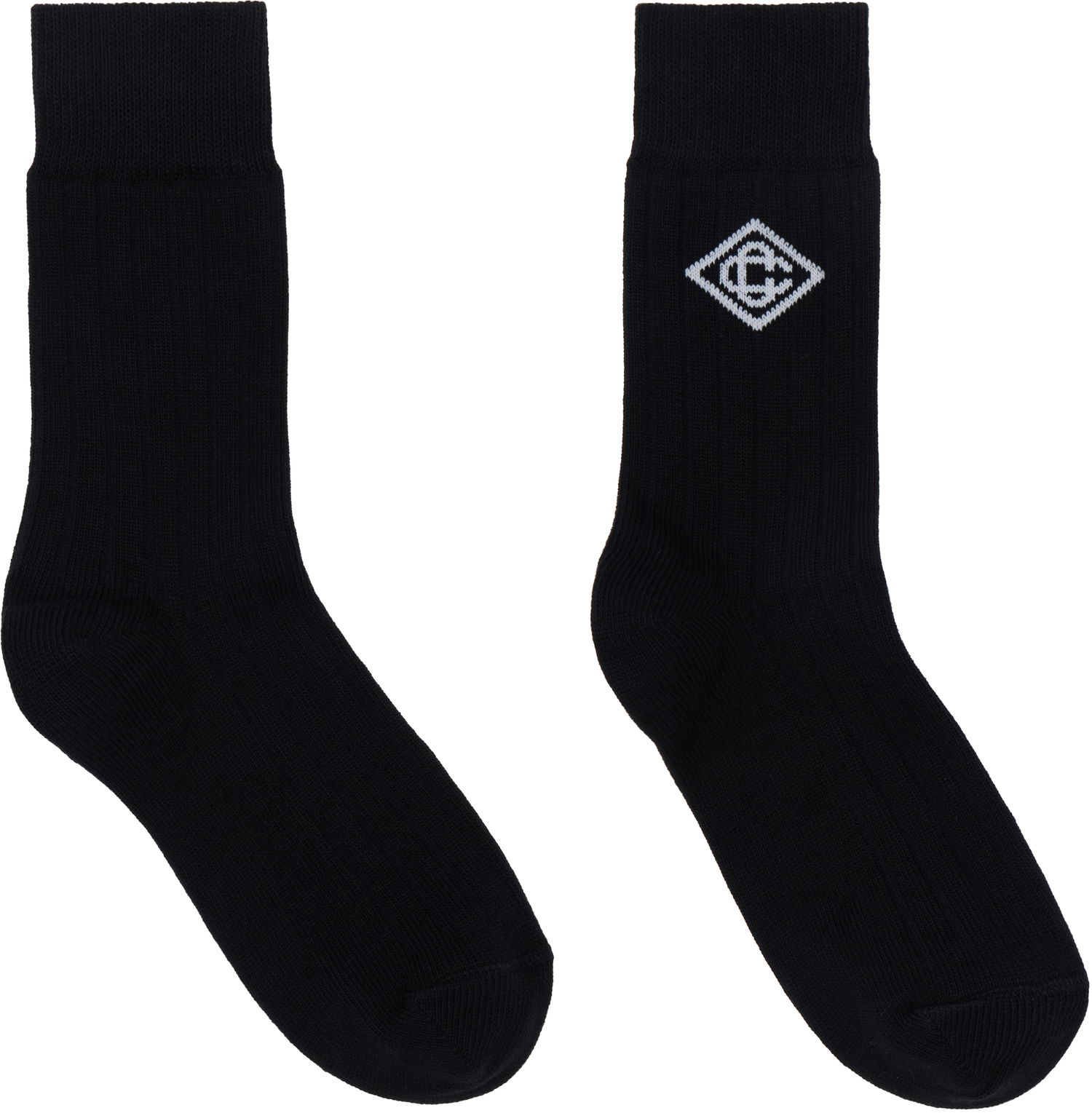 Ponožky Casablanca Dress Socks Čierna | APS25-ACC-086-03, 1