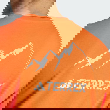 Tričko adidas Performance Terrex Graphic MTN 2.0 Tee Oranžová | IL5067, 6