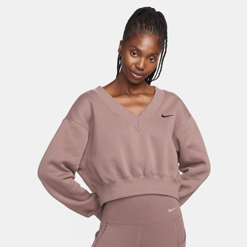 Mikina Nike Sportswear Phoenix Fleece Sweatshirt Ružová | FN3651-208