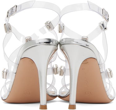 Tenisky a topánky Gianvito Rossi Crystal Fever Transparent Heeled Sandals Metalická | G32316.85RIC.GME, 1