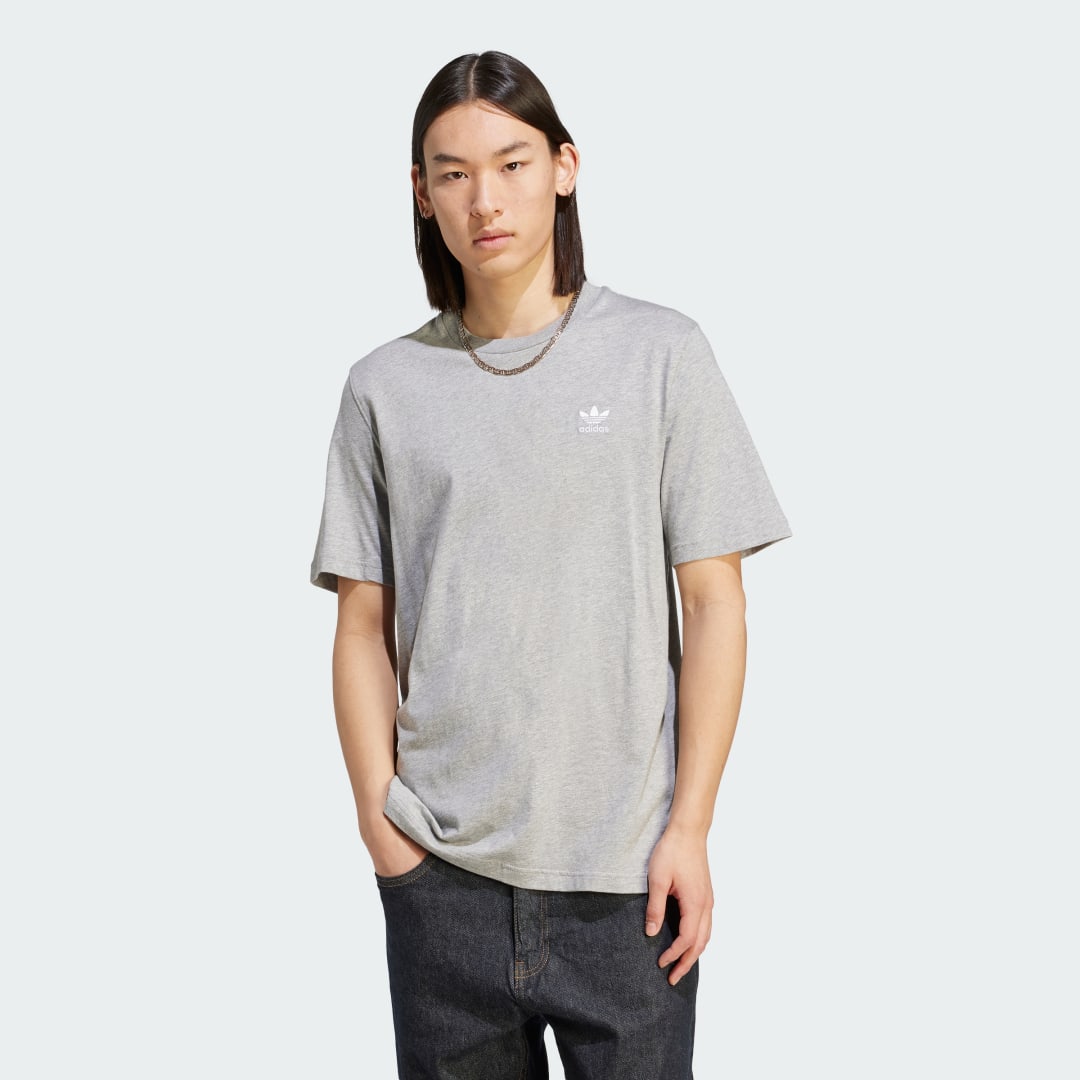 Tričko adidas Originals Trefoil Essentials Tee Šedá | IM4538, 0