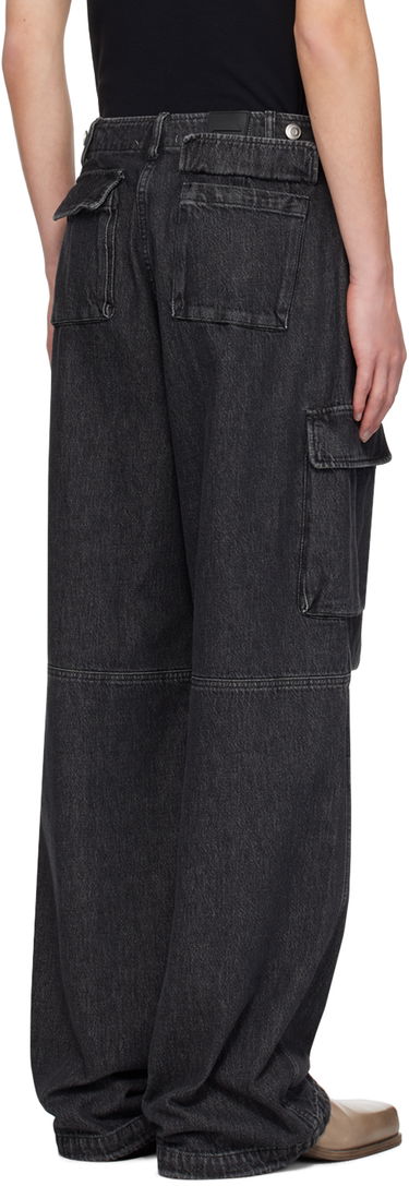 Cargo nohavice Coperni Coperni Relaxed Fit Cargo Denim Jeans Čierna | COPP40852MEN, 2