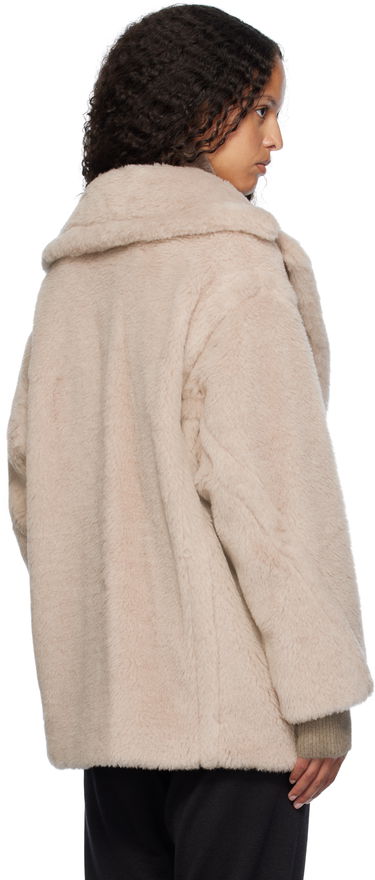 Bunda Max Mara Max Mara Olga Short Faux-Fur Coat Béžová | 2421086032600 MM10501, 2