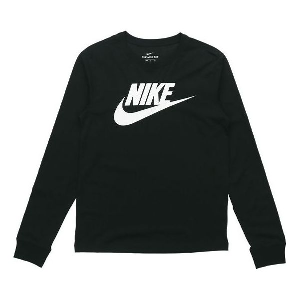 Tričko Nike Sportswear Futura Icon Logo Long Sleeve T-Shirt Čierna | CI6292-010, 0