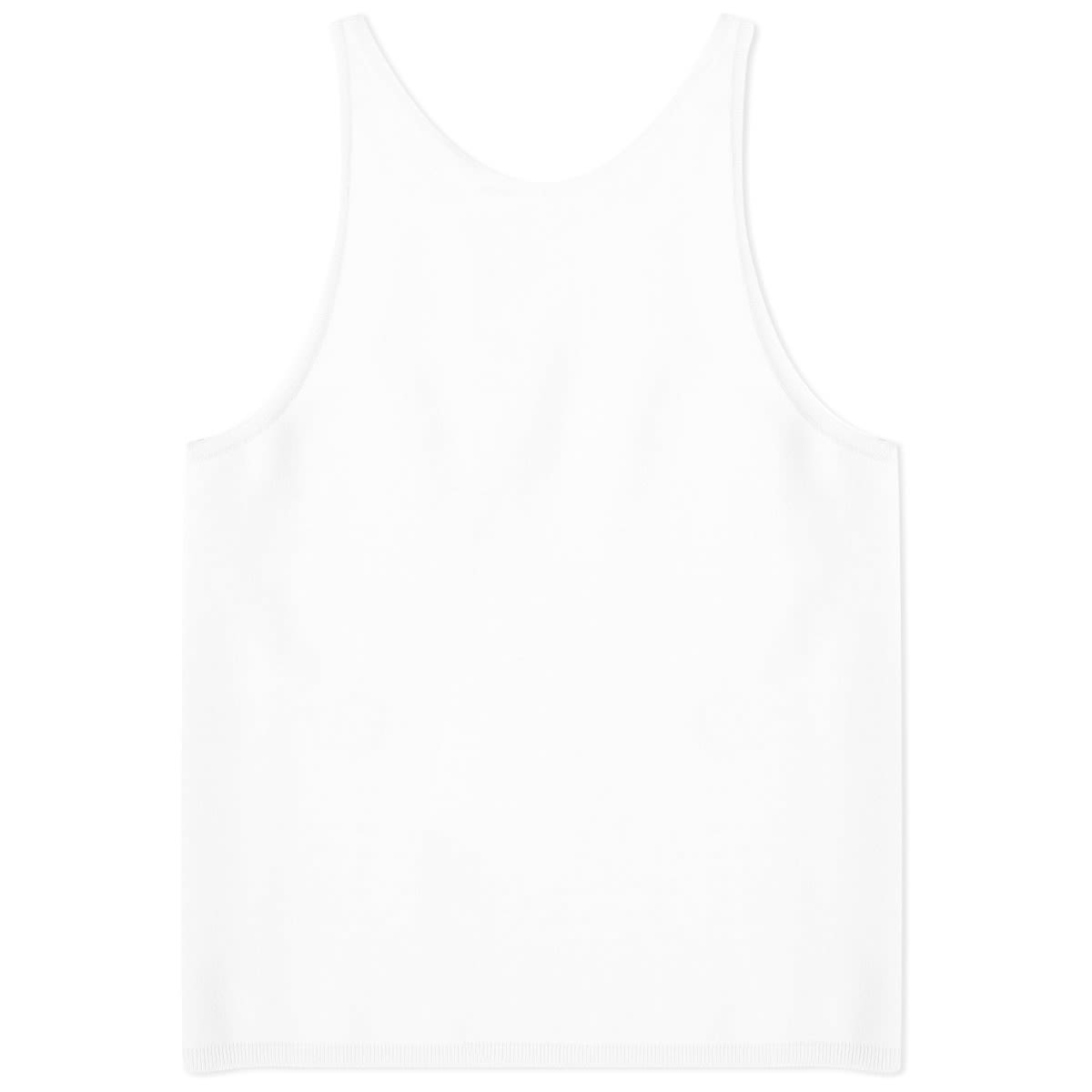 Tielko Max Mara Max Mara Alfeo Compact Knit Vest, Size Large Biela | 2411361071600-001, 1