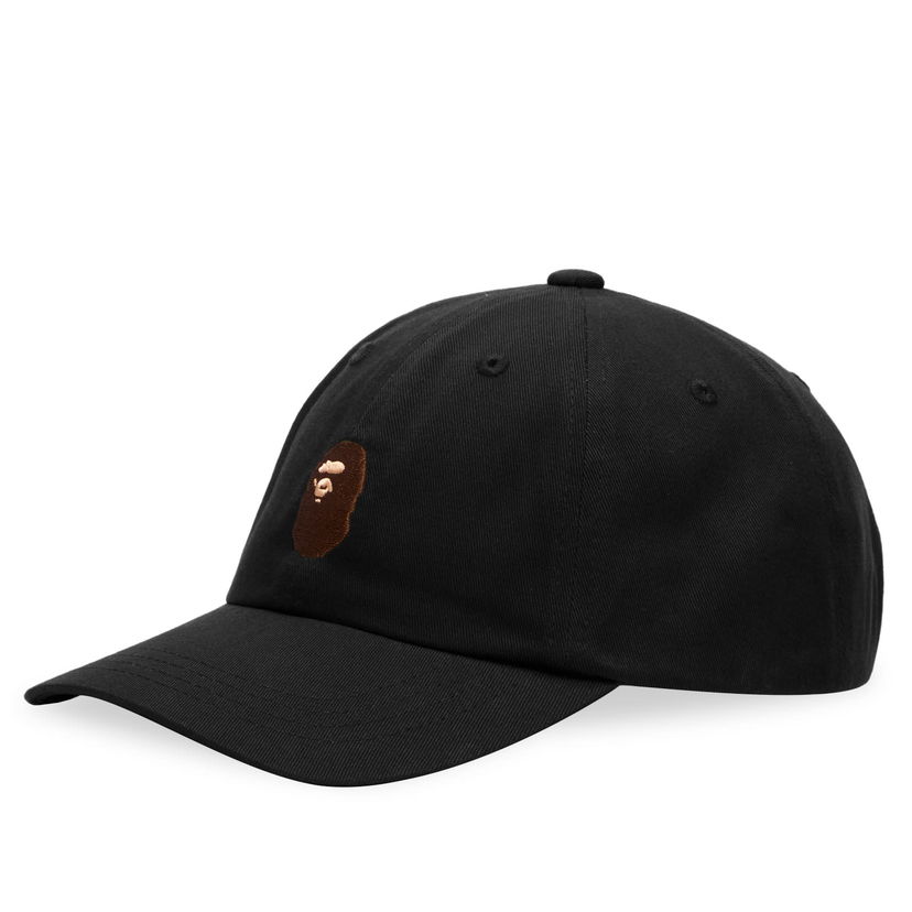 Šiltovka BAPE A Bathing Ape Ape Head Panel Cap Čierna | 001CPK301001M-BLK