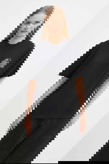 Tričko Carhartt WIP Short Sleeve Okniceok T-Shirt with Gothic-Inspired Back Print Čierna | I035507.89XX, 2