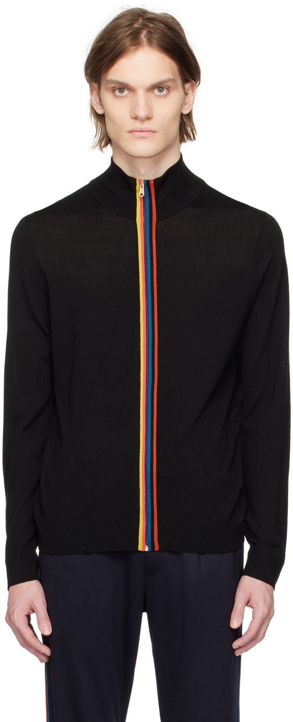 Sveter Paul Smith Paul Smith Artist Stripe Zip Cardigan Čierna | M1R-774T-K01945-79, 0