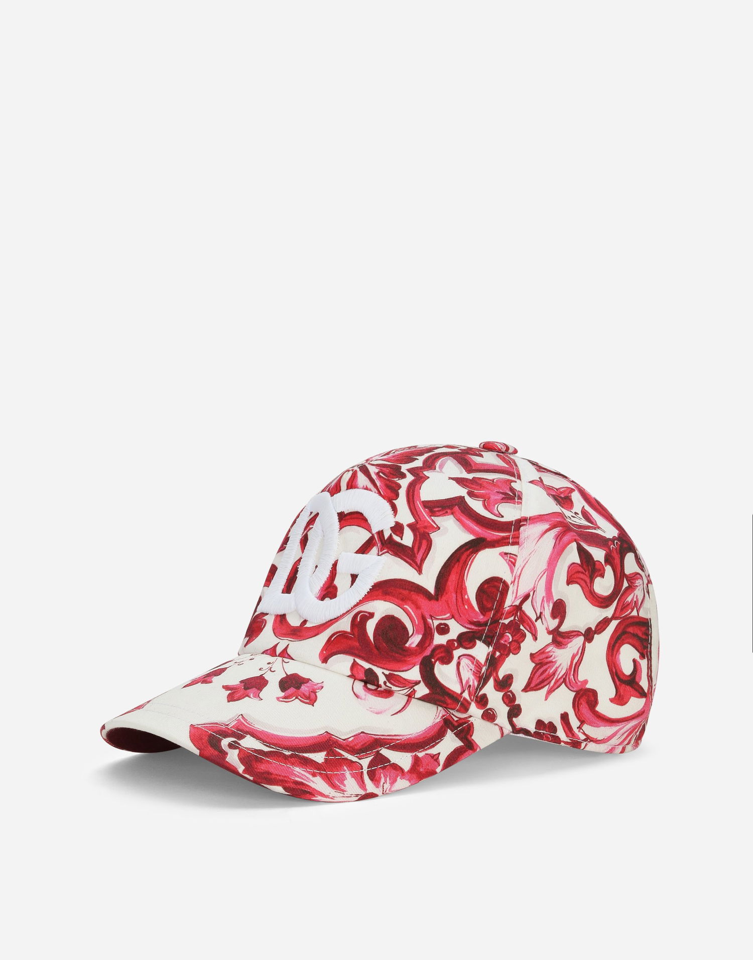 Šiltovka Dolce & Gabbana Dolce & Gabbana Majolica Print Baseball Hat with DG Logo Embroidery Rôznofarebný | LB5H11G7J5NHE3TN, 0