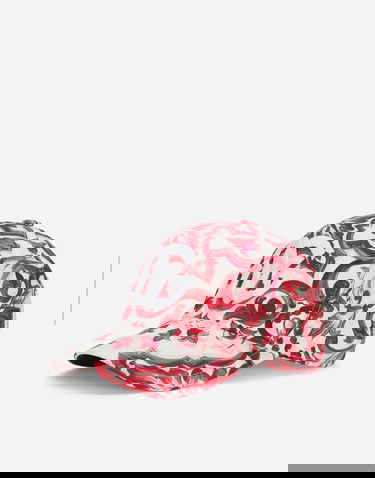 Šiltovka Dolce & Gabbana Dolce & Gabbana Majolica Print Baseball Hat with DG Logo Embroidery Rôznofarebný | LB5H11G7J5NHE3TN, 0