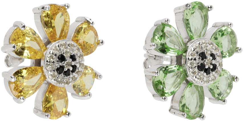Náušnice Collina Strada Collina Strada Happy Flower Earrings Žltá | XX1231 RHINESTONE, 1