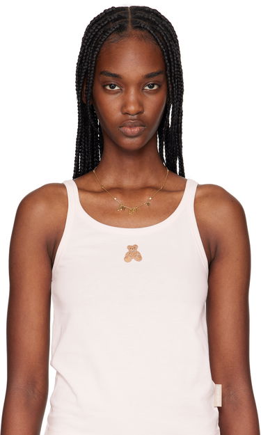 Náhrdelník Palm Angels Palm Angels Rhinestone 'Angels' Chain Necklace Metalická | PWOB127S25MAT0017679, 1