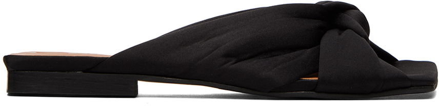Tenisky a topánky GANNI GANNI Soft Knot Mules Čierna | S2002, 0