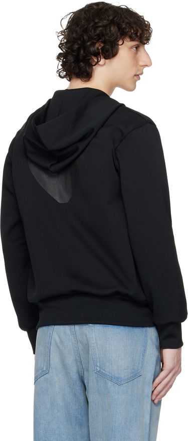 Mikina Comme des Garçons Zip Hoodie with Big Heart Print Čierna | AX-T254-051, 2