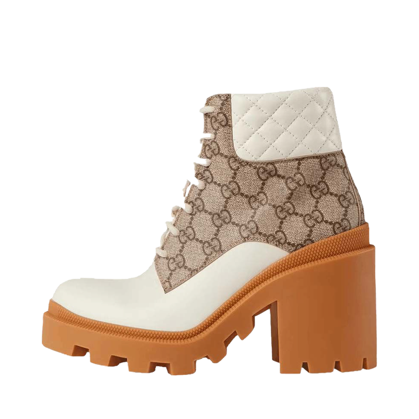 Tenisky a topánky Gucci GG Ankle Boot Beige White (Women's) Biela | 659691 UC810 9066