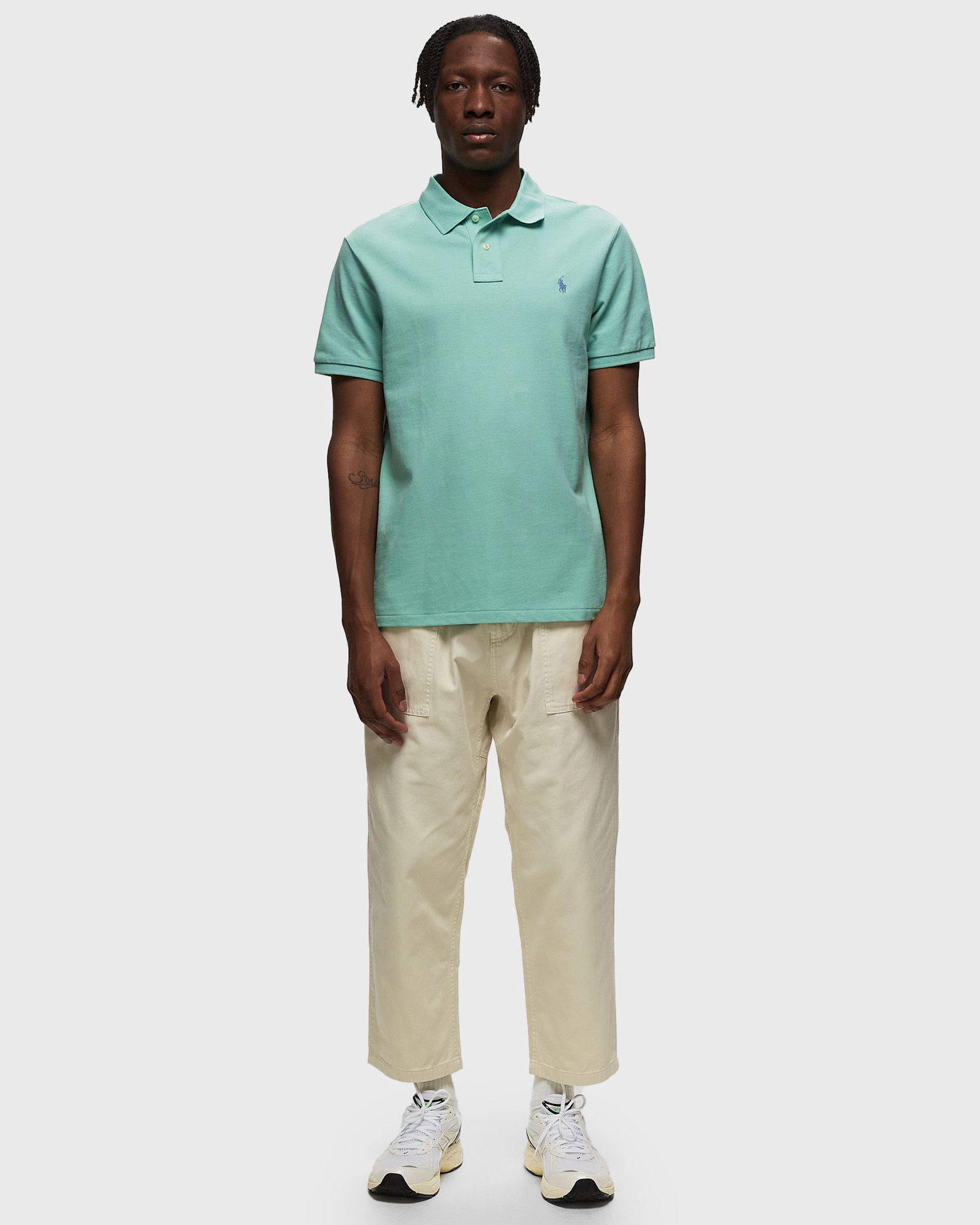 Polo tričko Polo by Ralph Lauren SSKCCMSLM1-SHORT SLEEVE-KNIT Zelené | 710680784364, 1
