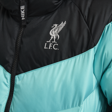 Prešívaná bunda Nike Liverpool FC Hooded Synthetic-Fill Jacket Tyrkysová | FQ3424-010, 4