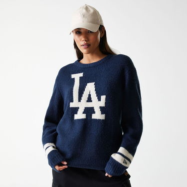 Sveter New Era New Era MLB LA Dodgers Knit Sweater Navy | 60684329, 2