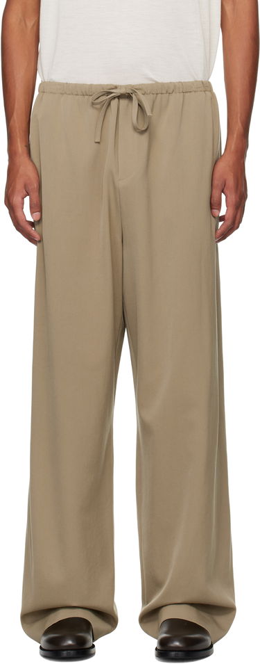 Nohavice The Row The Row Donatello Wide-Leg Trousers Béžová | 657-W3038, 0