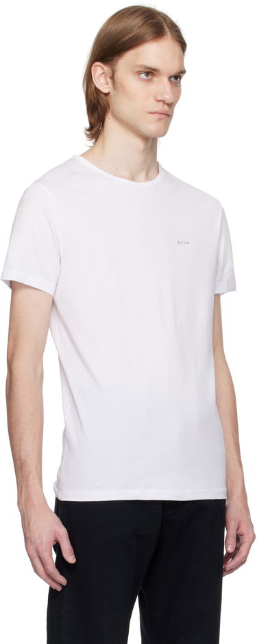 Tričko Paul Smith Paul Smith Organic Cotton Logo Lounge T-Shirt Biela | M1A-389-M3PK-1A, 1